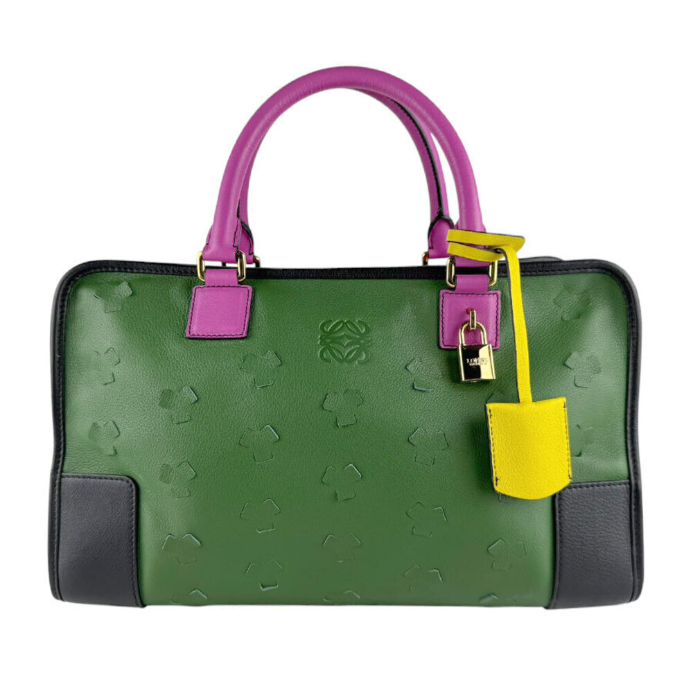 Loewe Amazona Leather Handbag Multicolor